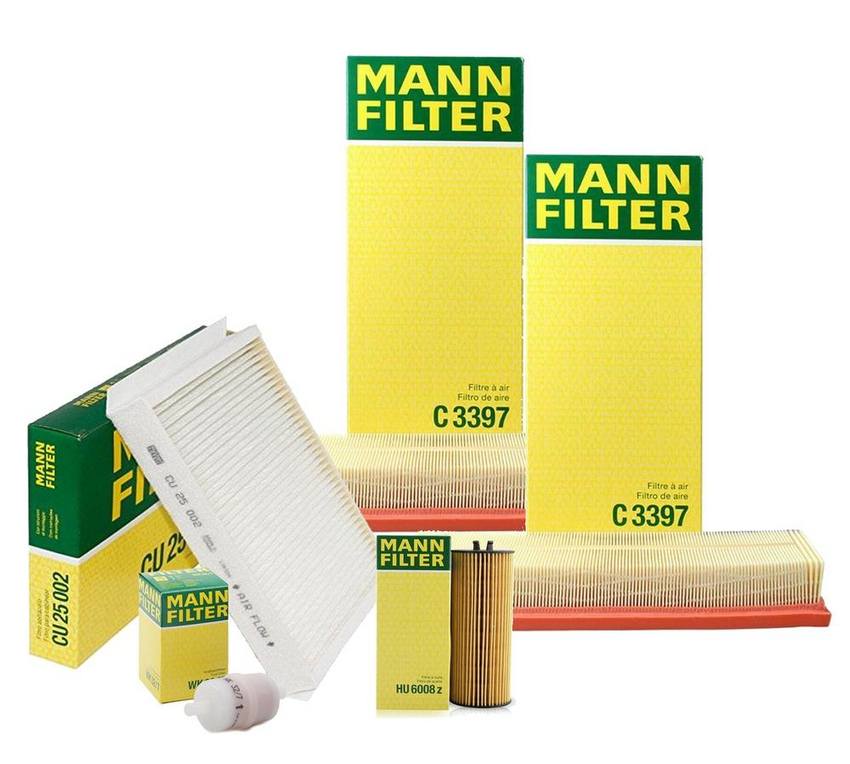 Air / Cabin Air / Fuel / Engine Oil Filter Kit - MANN-FILTER 3739242KIT